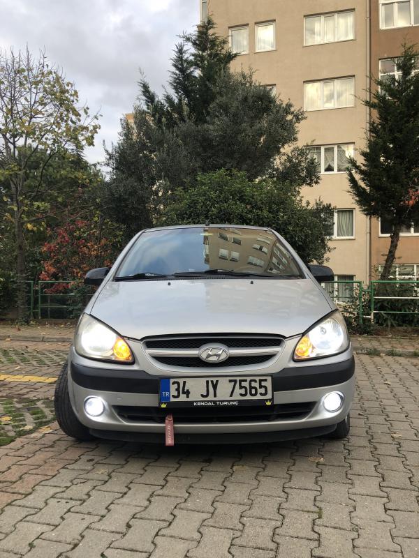 Hyundai Getz Platin Renk 110'LUK ABS+HY+KLM